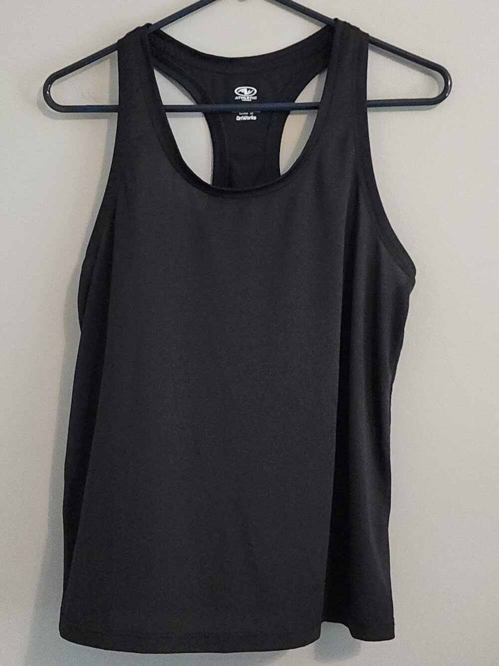 Athletic Works Driworks Racerback Tank Top Black Size Medium